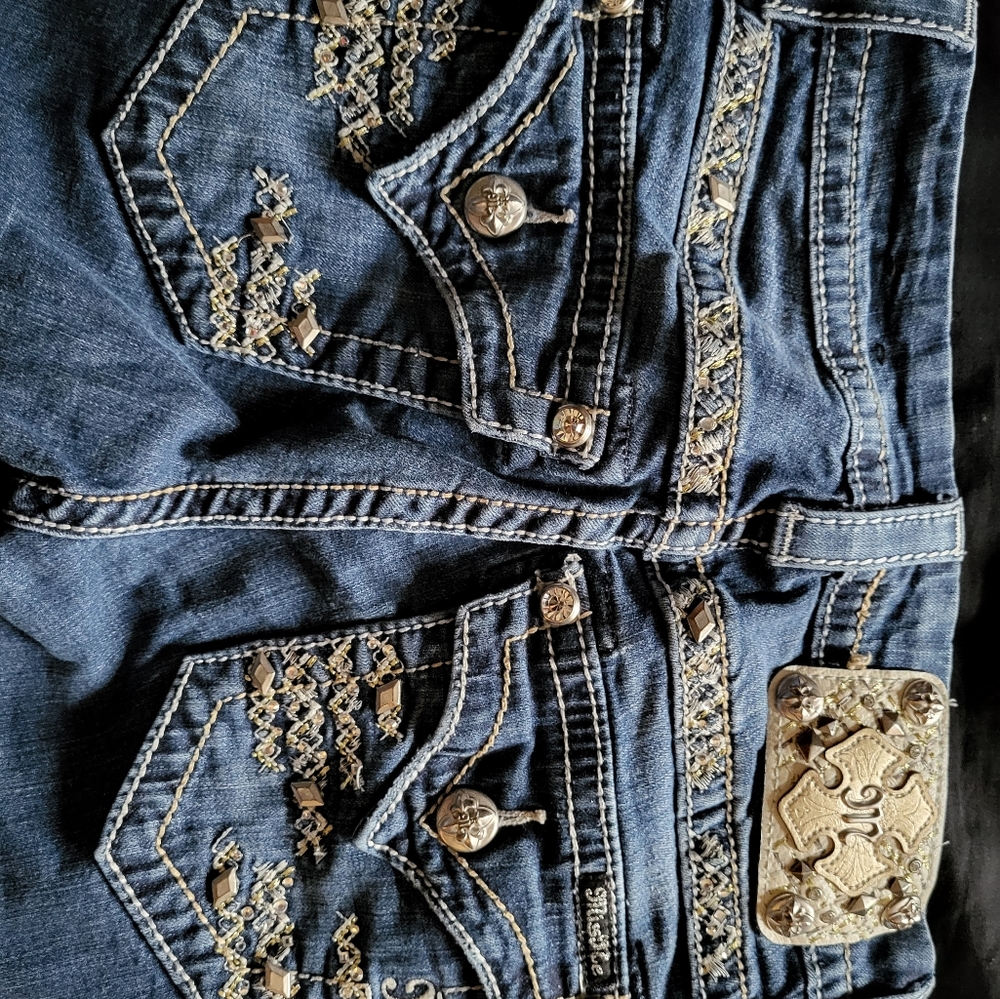 Miss me jeans mid rise boot cut size 26